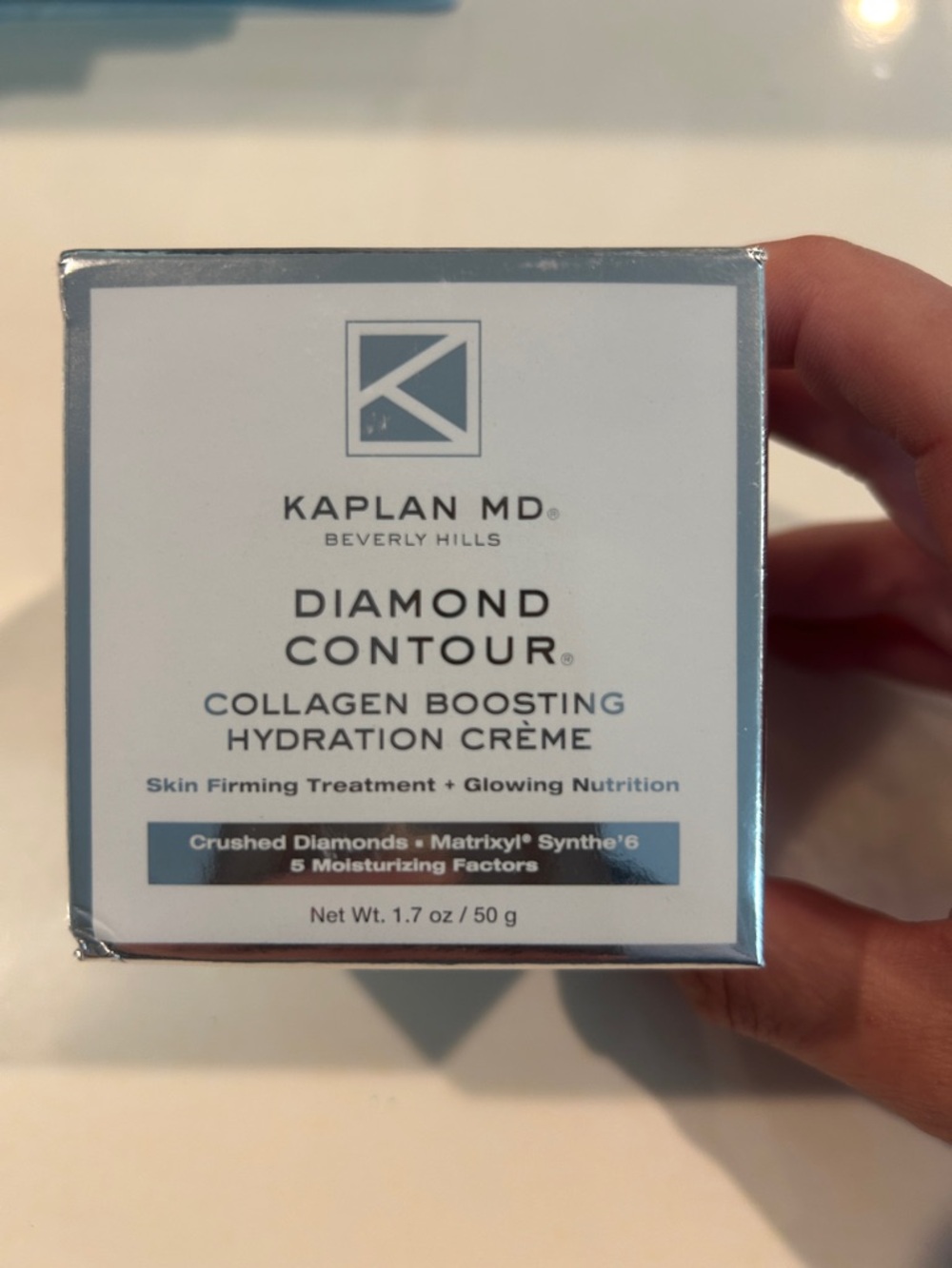 Kaplan MD Diamond Contour Collagen Boosting Hydration Crème - White & Silver